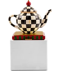MacKenzie-Childs Check Teapot Stocking Holder