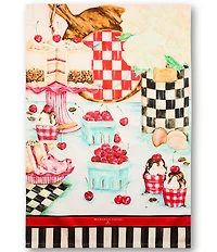 MacKenzie-Childs Cherry Bake Shop Printed Dish Towel