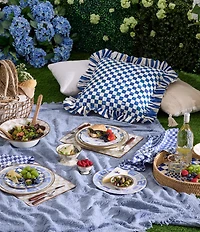 MacKenzie-Childs Cloud Watching Salad/Dessert Plate