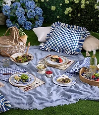 MacKenzie-Childs Cloud Watching Salad/Dessert Plate
