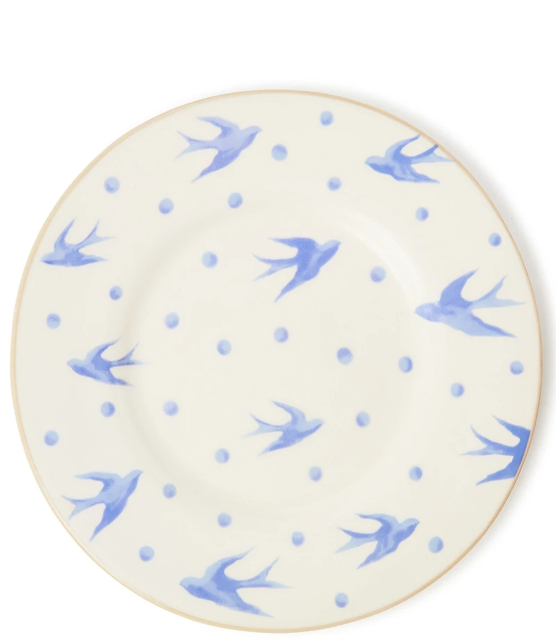 MacKenzie-Childs Cloud Watching Salad/Dessert Plate