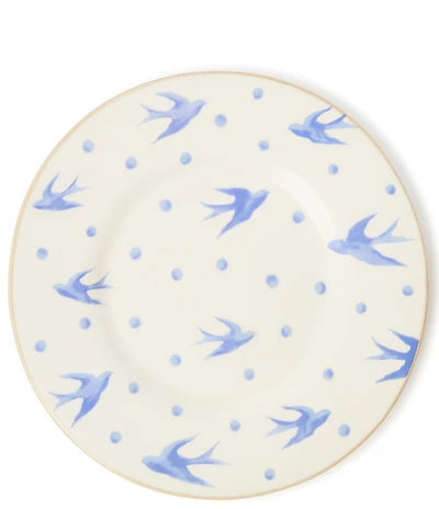 MacKenzie-Childs Cloud Watching Salad/Dessert Plate