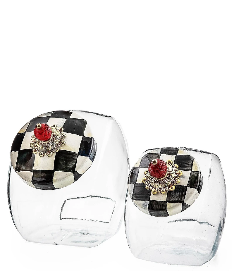MacKenzie-Childs Cookie Jar with Courtly Check® Lid