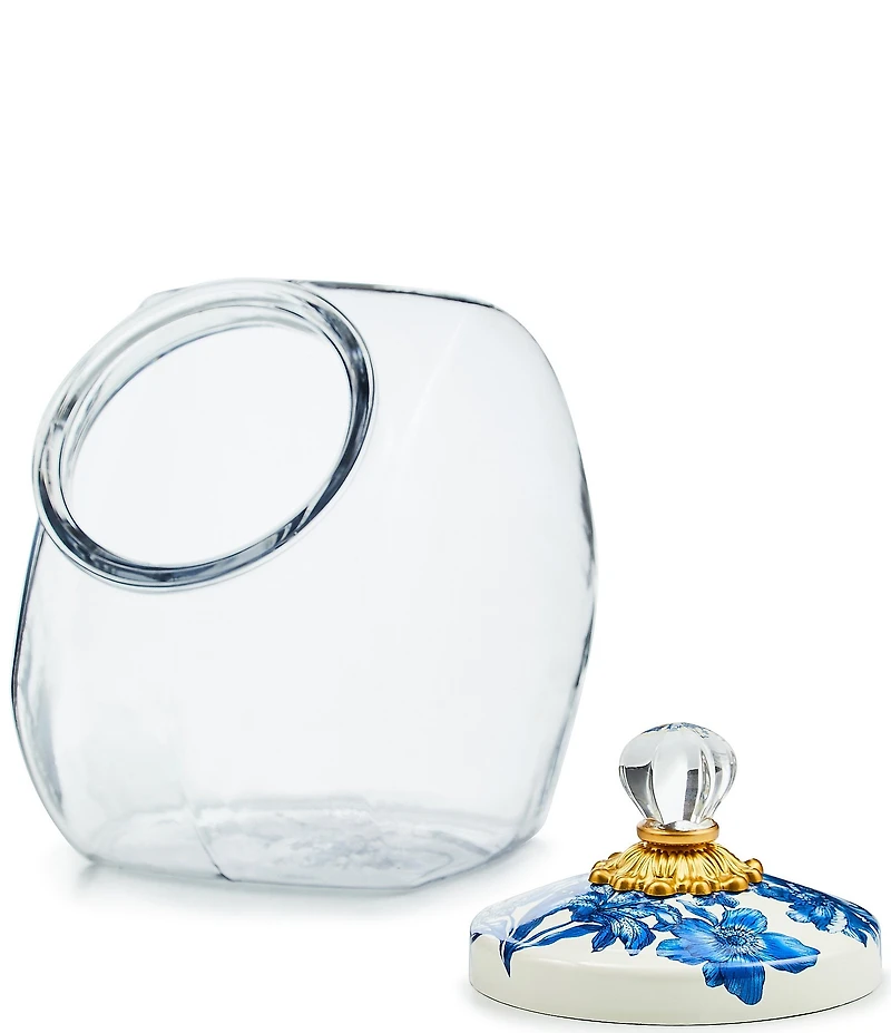 MacKenzie-Childs Cookie Jar with English Garden Lid