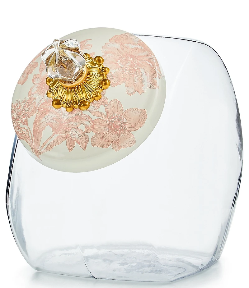 MacKenzie-Childs Cookie Jar with English Garden Lid