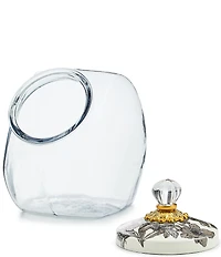 MacKenzie-Childs Cookie Jar with English Garden Lid