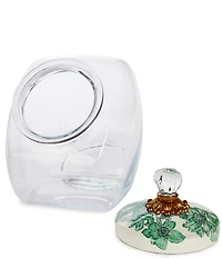 MacKenzie-Childs Cookie Jar with English Garden Lid