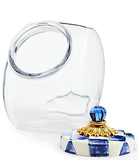 MacKenzie-Childs Cookie Jar with Check Lid