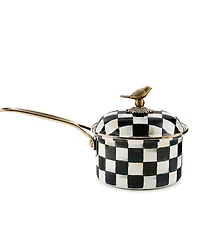 MacKenzie-Childs Courtly Check 2.5 Quart Saucepan