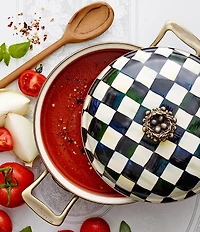 MacKenzie-Childs Courtly Check 3 Quart Casserole