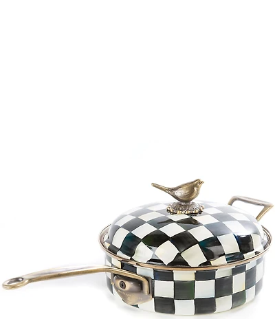 MacKenzie-Childs Courtly Check 3 Quart Saute Pan