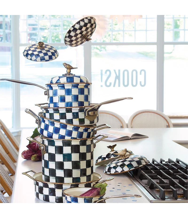 MacKenzie-Childs Courtly Check 5 Quart Casserole