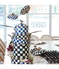 MacKenzie-Childs Courtly Check 5 Quart Casserole