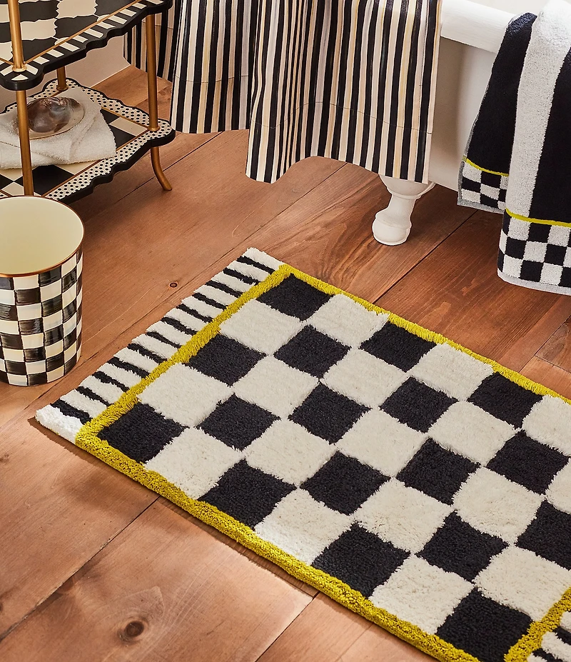 MacKenzie-Childs Courtly Check® Bath Rug