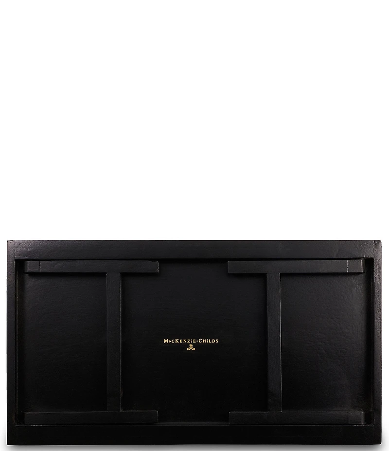 MacKenzie-Childs Check Breakfast Tray with Handles