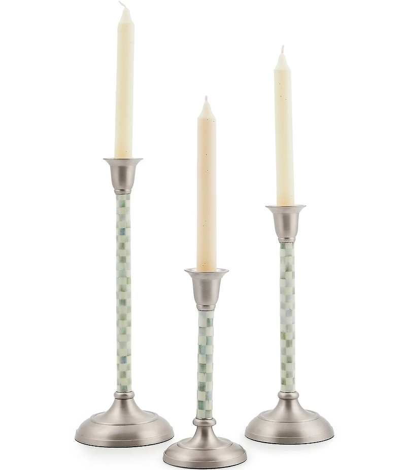 MacKenzie-Childs Check Candlestick