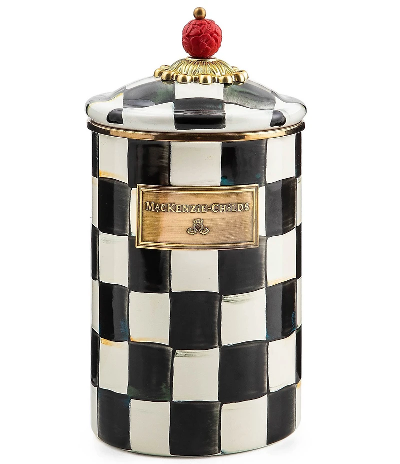 MacKenzie-Childs Courtly Check® Canister