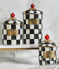 MacKenzie-Childs Courtly Check® Canister