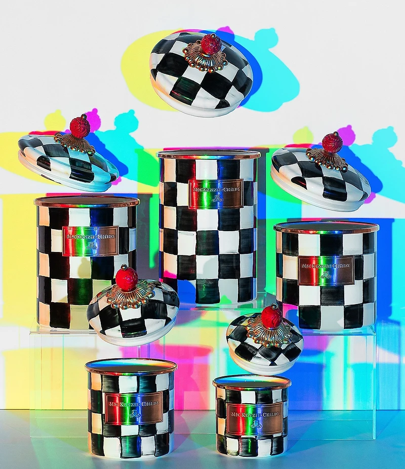MacKenzie-Childs Courtly Check® Canister