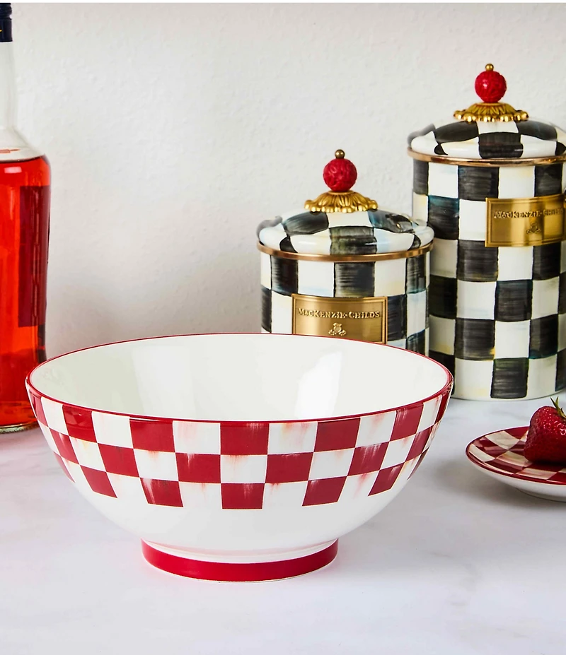 MacKenzie-Childs Courtly Check® Canister