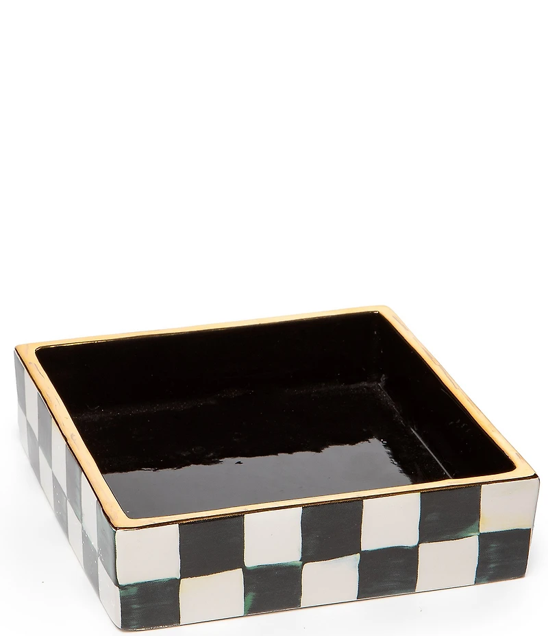 MacKenzie-Childs Courtly Check Cocktail Napkin Holder