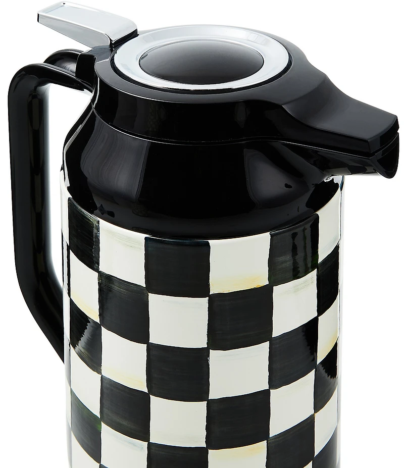 MacKenzie-Childs Courtly Check Coffee Carafe