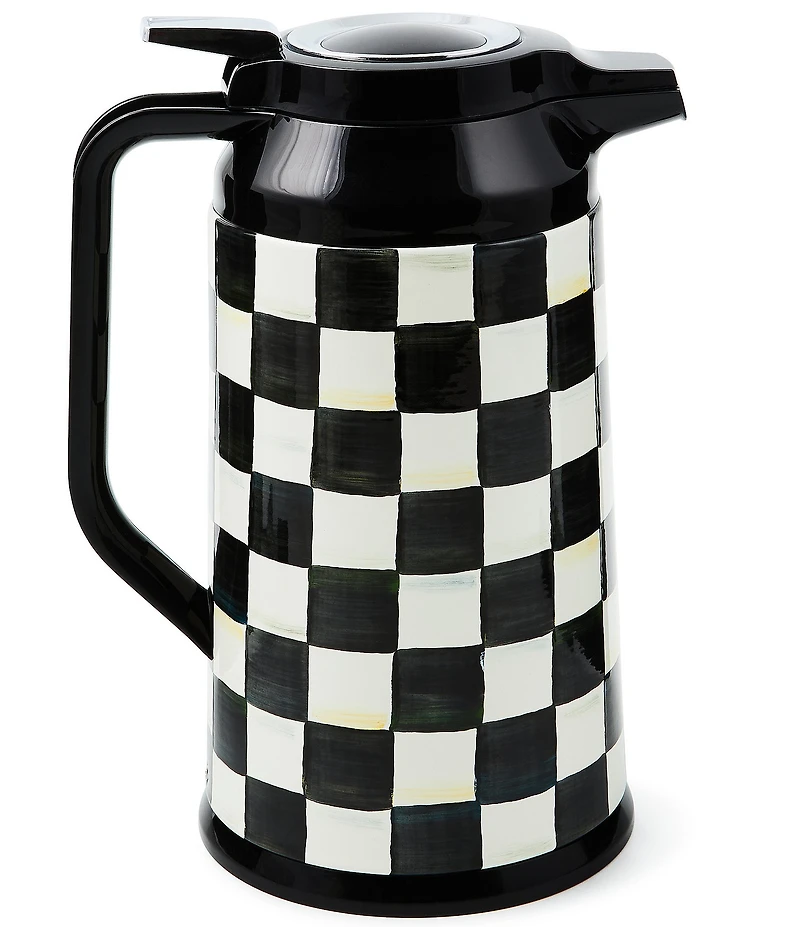 MacKenzie-Childs Courtly Check Coffee Carafe