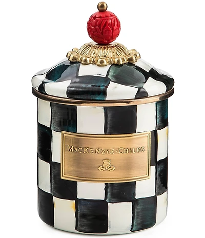 MacKenzie-Childs Courtly Check Demi Canister