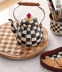 MacKenzie-Childs Courtly Check® Enamel 2-Quart Tea Kettle