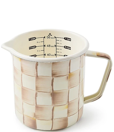 MacKenzie-Childs Check Enamel 7-Cup Measuring Cup