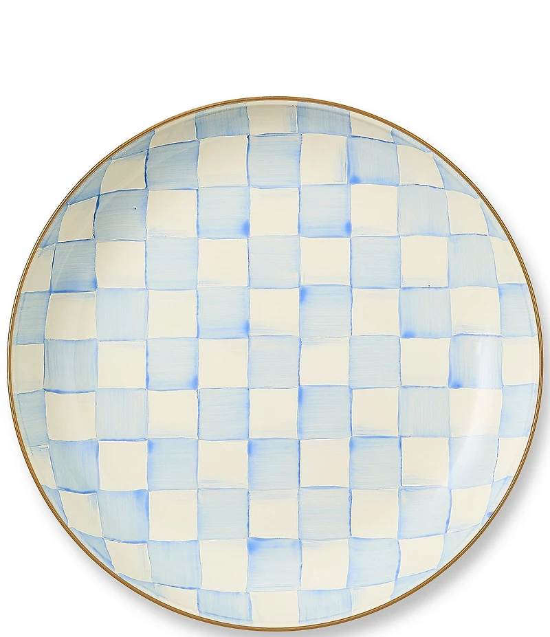 MacKenzie-Childs Check Enamel Abundant Bowl