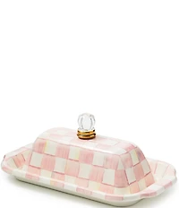 MacKenzie-Childs Check® Enamel Butter Box