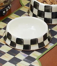 MacKenzie-Childs Courtly Check® Enamel Cat Dish