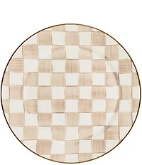 MacKenzie-Childs Check Enamel Charger Plate