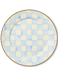 MacKenzie-Childs Check Enamel Charger Plate