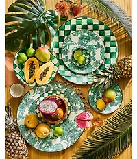 MacKenzie-Childs Check Enamel Charger Plate