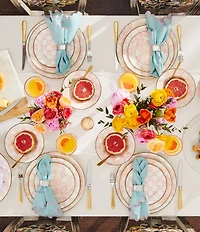 MacKenzie-Childs Check Enamel Charger Plate