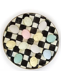 MacKenzie-Childs Check Enamel Egg Plate