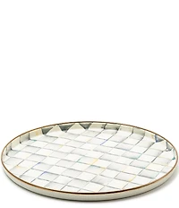 MacKenzie-Childs Check Enamel Round Tray