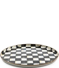 MacKenzie-Childs Check Enamel Round Tray
