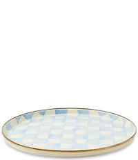MacKenzie-Childs Check Enamel Round Tray