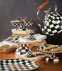 MacKenzie-Childs Courtly Check Espresso Cup & Saucer Set