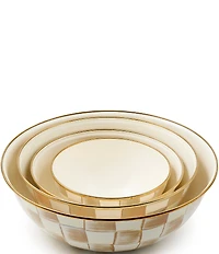 MacKenzie-Childs Check Everyday Bowl