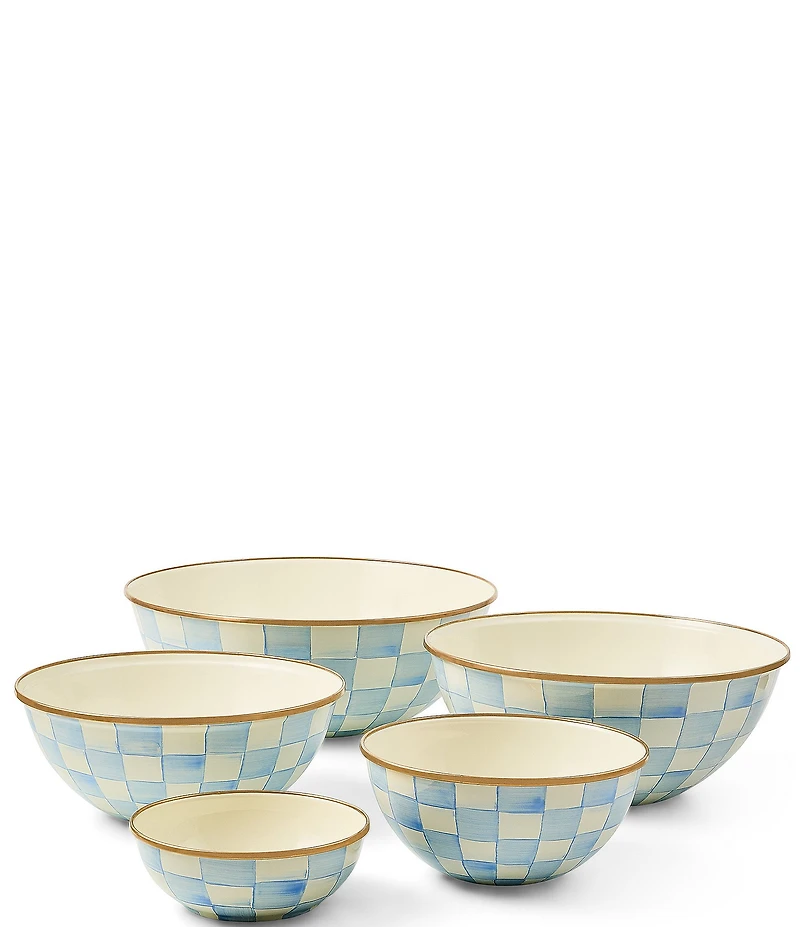 MacKenzie-Childs Check Everyday Bowl