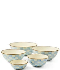 MacKenzie-Childs Check Everyday Bowl