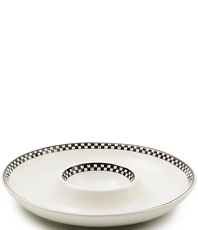 MacKenzie-Childs Courtly Check® Everyday Chip & Dip Server