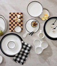 MacKenzie-Childs Courtly Check® Everyday Chip & Dip Server