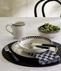MacKenzie-Childs Courtly Check® Everyday Dinner Plates, Set of 4