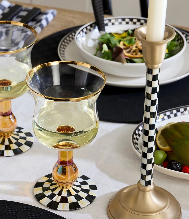 MacKenzie-Childs Courtly Check® Everyday Dinner Plates, Set of 4