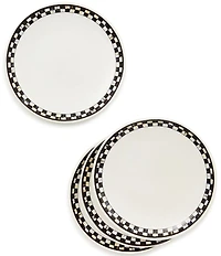 MacKenzie-Childs Courtly Check® Everyday Small Plates, Set of 4